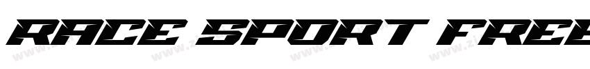 Race Sport Free字体转换